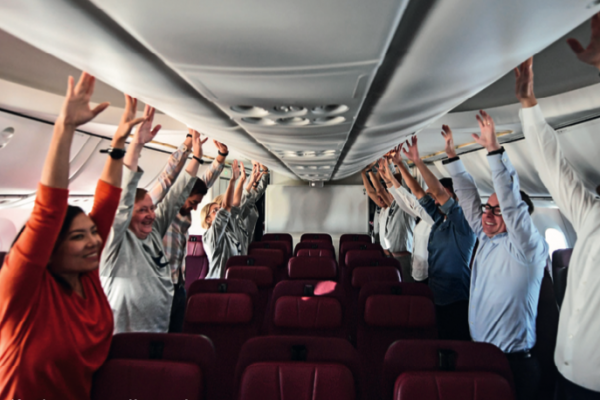 Qantas flight