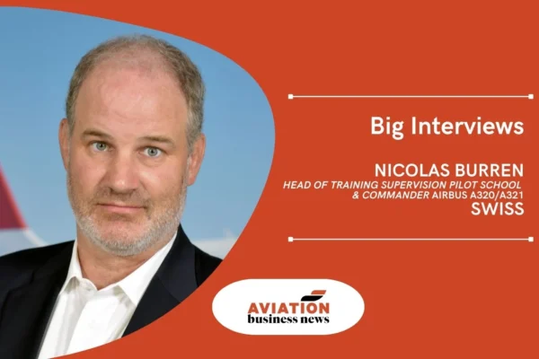 Nicolas Burren - head of training supervision pilot school and commander Airbus A320/A321 at SWISS
