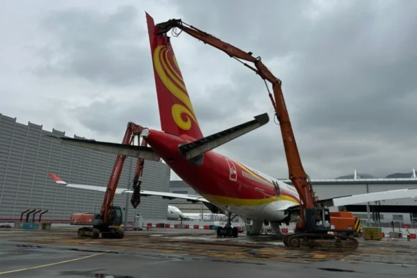 Aircraft and engine aftermarket solutions provider, AerFin, has completed the first-ever commercial aircraft disassembly project at Hong Kong International Airport (HKIA), dismantling one of the six Airbus A330-200 aircraft that had been parked at the site since 2018.