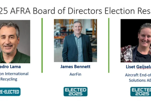 The Aircraft Fleet Recycling Association (AFRA) has announced the results of its 2025–2026 board of directors election.