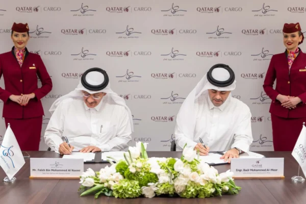 Qatar Airways Cargo and Qatar Postal Services Company (Qatar Post) have signed an agreement to enhance postal activities and mail transportation to and from Doha. 