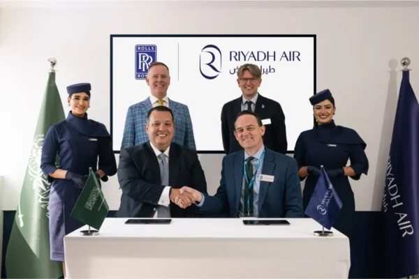 Saudi Arabia-based start-up airline, Riyadh Air, has signed a deal with Rolls-Royce for 100 Trent XWB-97 engines to power its fleet of up to 50 Airbus A350-1000s.