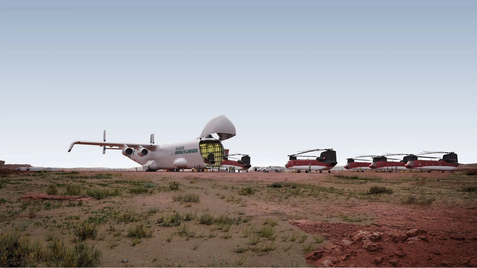 WindRunner's cargo bay is 12 times larger than a Boeing 747.